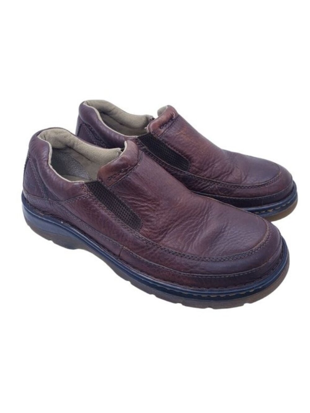 Doc Martens Brown Leather Slip On Loafers Casual Shoes Women's Size 10